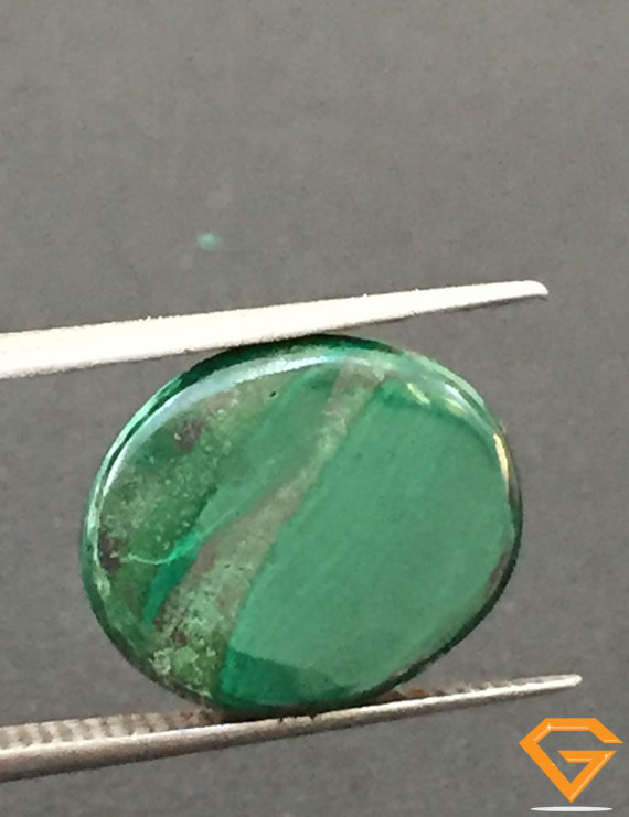 11.20 ct Natural Certified Malachite stone